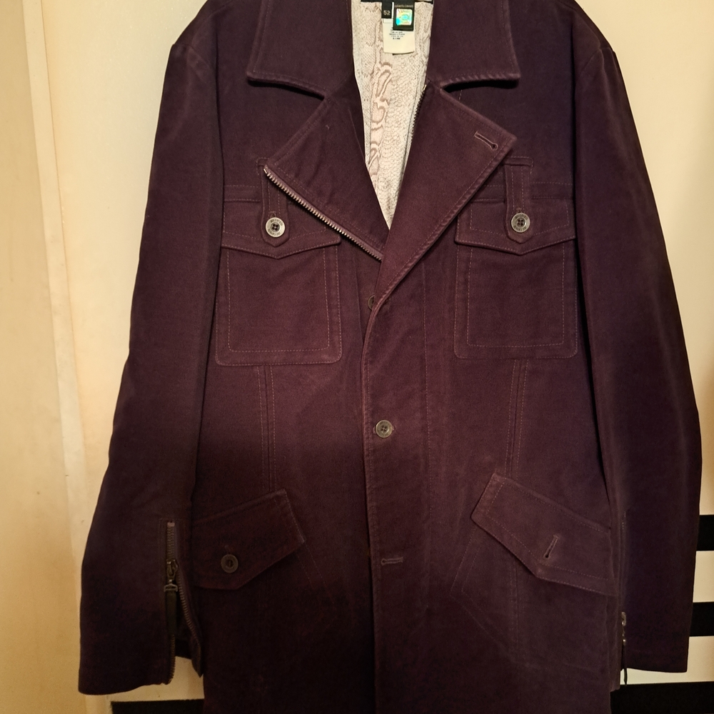 Just Cavalli Deep Purple Military Jacket